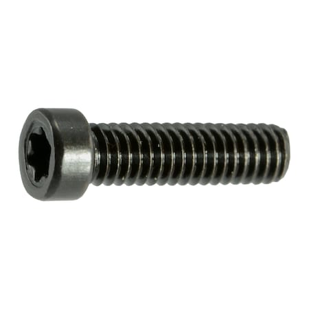 Midwest Fastener #6-40 x 1/2 in Torx Fillister Machine Screw, Black Oxide Steel, 10 PK 32964